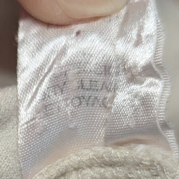 Theory Velour Track Suit Top is Small Bottom is Medium *Cream Colored - Picture 9 of 16